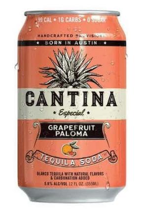 Cantina - Grapefruit Paloma (4 pack 12oz cans) (4 pack 12oz cans)