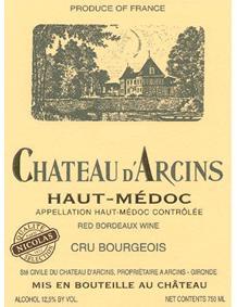 Chteau dArcins - Haut-Mdoc 2018 (750ml) (750ml)