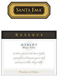 Via Santa Ema - Merlot Maipo Valley Reserve (750ml) (750ml)