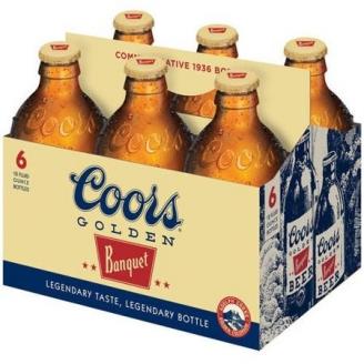 Coors - Banquet Lager (6 pack 12oz bottles) (6 pack 12oz bottles)