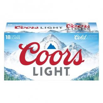 Coors Brewing Co - Coors Light (18 pack 12oz cans) (18 pack 12oz cans)
