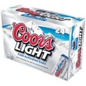 Coors Brewing Co - Coors Light (24 pack 12oz cans) (24 pack 12oz cans)