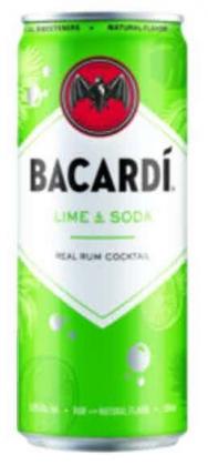 Bacardi - Lime & Soda (4 pack 12oz cans) (4 pack 12oz cans)