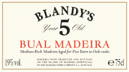 Blandys - Madeira Bual 5 year