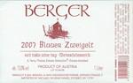 E. & M. BERGER  - Blauer Zweigelt 2021 (1L)