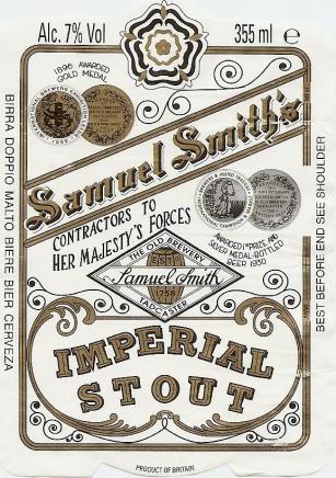 Samuel Smiths - Imperial Stout (4 pack 12oz cans) (4 pack 12oz cans)