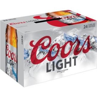 Coors Brewing Co - Coors Light (24 pack 12oz bottles) (24 pack 12oz bottles)
